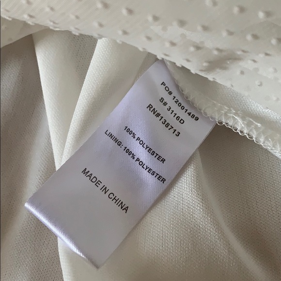 White Swiss Dot Dress - Picture 5 of 6